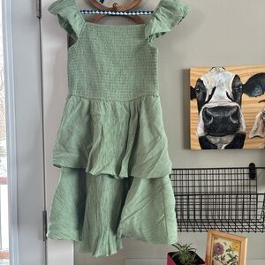 Sage Green Tinkerbell Style Dress